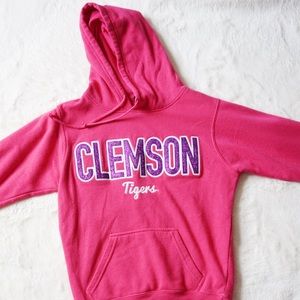 Pink and Purple Clemson Tigers Hoodie/Sweatshirt